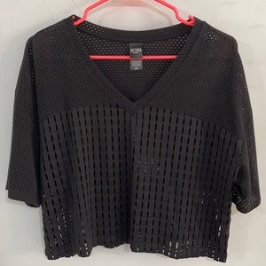 Victoria Sport Cropped Football Jersey Perforated